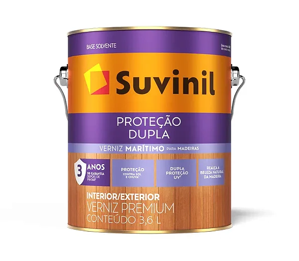 Verniz Suvinil Proteção Dupla Brilhante 3,6L