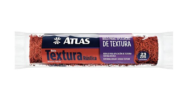 ATLAS ROLO TEXTURA RUSTICA 23CM