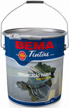 Demarcação Viária Base Solvente Bemavia 18L Amarelo - BEMA
