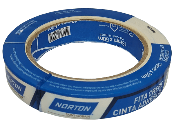 FITA CREPE AUTO MASCARAMENTO BRANCA 18x50m