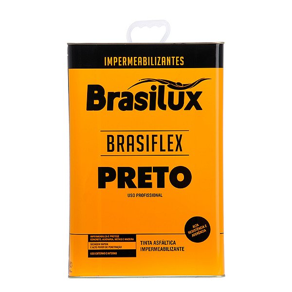 BRASILUX BRASIFLEX IMPERMEABILIZANTE PRETO 18 L