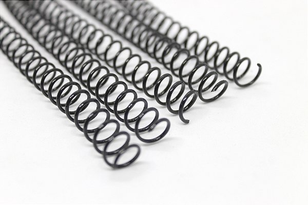 ESPIRAL PARA ENCADERNAÇÃO 7MM PRETO COM 100 UNIDADES