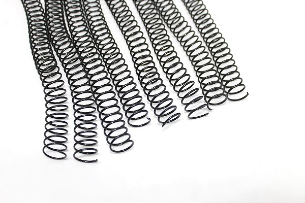 ESPIRAL PARA ENCADERNAÇÃO 12MM PRETO COM 100 UNIDADES