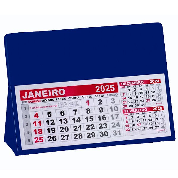 CALENDARIO MESA PVC PEQ  PERSONALIZADO