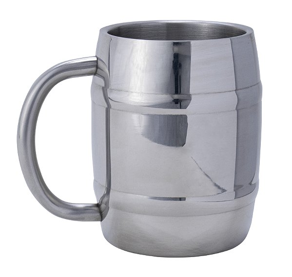 CANECA TERMICA INOX PREMIUM BARRIL 400ML  PERSONALIZADO