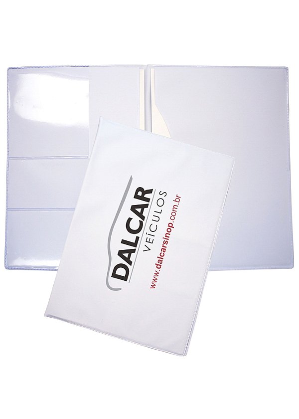 PORTA MANUAL CARRO 3 DIVISORIA  PERSONALIZADO
