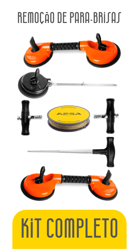 Kit Appa Remoção Para-brisa Completo - Cabo Dourado