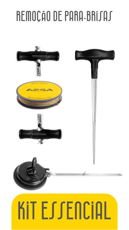 Kit Appa Remoção Para-brisa Essencial - Cabo Dourado