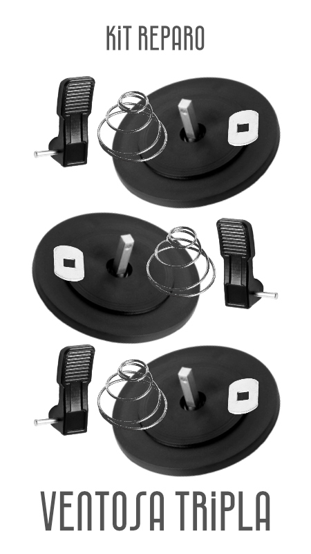 Kit Reparo Para Ventosa Tripla