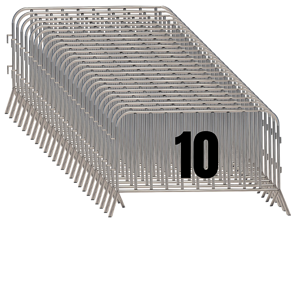 Kit 10 Grade de Proteção 2.00x1.20 para Eventos 200x120Cm