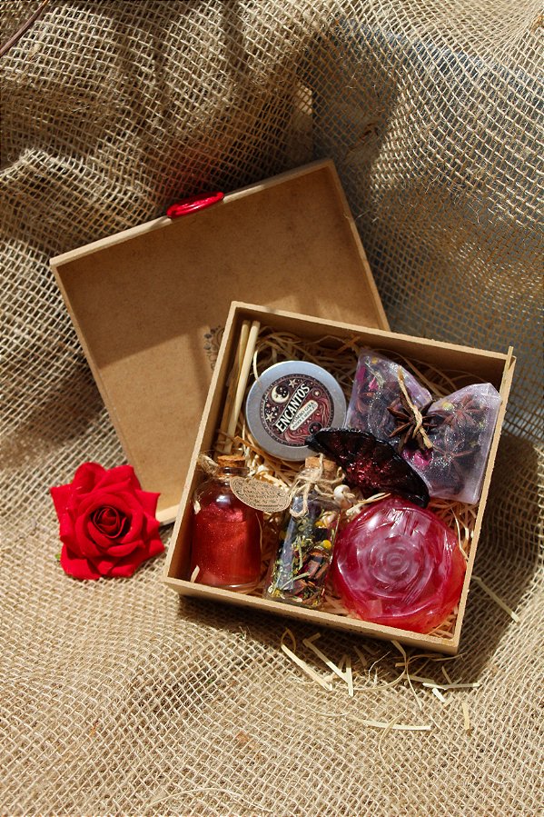 Kit Encantos da Pomba Gira: Poder, Sedução e Transformação, Abre Caminhos no Amor (produto vegano)