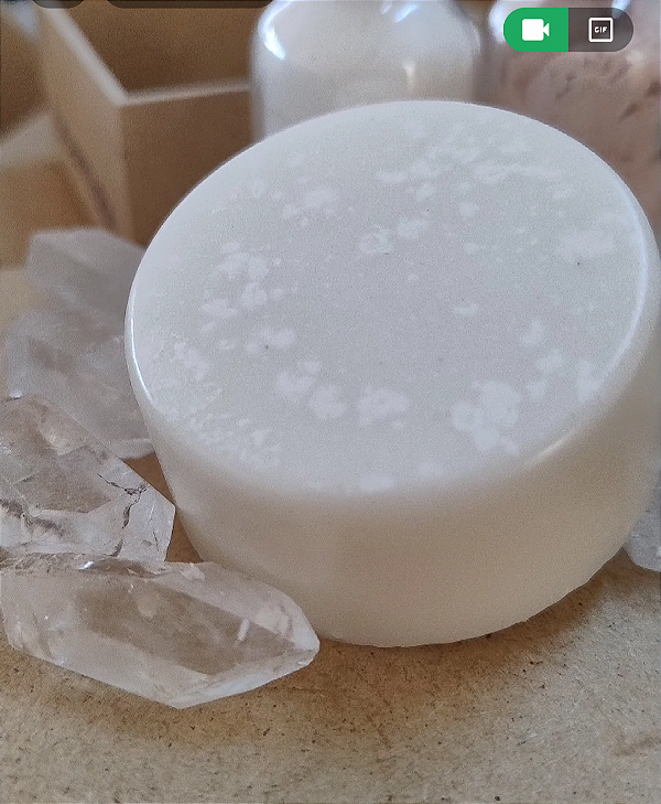 Sabonete Lua Nova - Dolomita e Aloe Vera   Revitalização com Aroma de Erva Doce 🍀