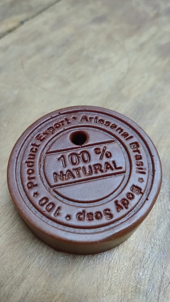 Sabonete  de Cúrcuma (Açafrão), Gengibre e Alecrim Revitalização Natural com óleo essencial de Laranja