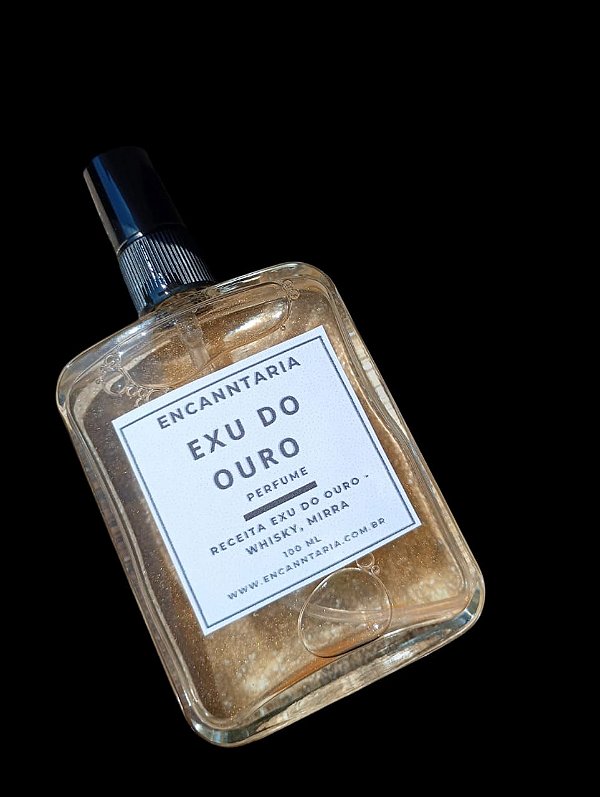Perfume Exu do Ouro, whisky, mirra e magia 100 ml