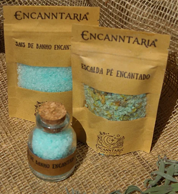 Escalda-pés – Purificação, Renovação e Magia por Encanntaria, escolha seu óleo essencial ✨🪄