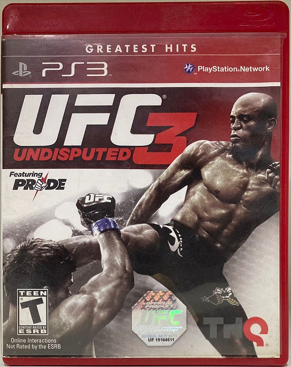 UFC Undisputed 3 - PS3 - Original