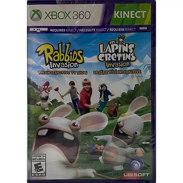 Rabbins Invasion: The Interactive TV show - Xbox 360 KINECT- Original