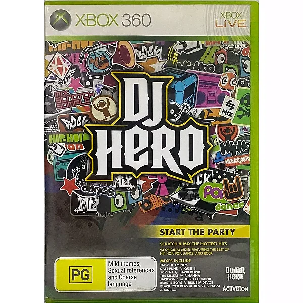 Dj Hero - Xbox 360 - Original