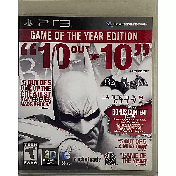 Batman: Arkham City - PS3 - Original