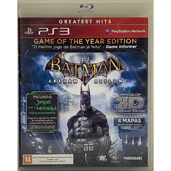 Batman: Arkham Asylum - PS3 - Original