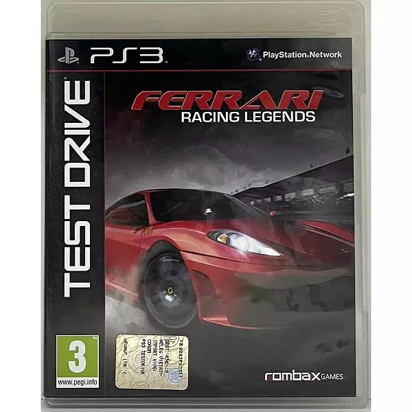 Test Drive: Ferrari Racing Legends - PS3 - Original