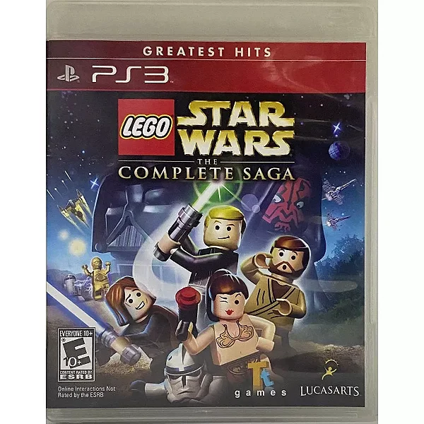 Lego Star Wars: The complete Saga (Capa Reimpressa)- PS3 - Original