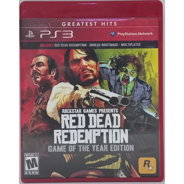 Red Dead Redempetion + DLC Undead Nightmare - PS3 - Original
