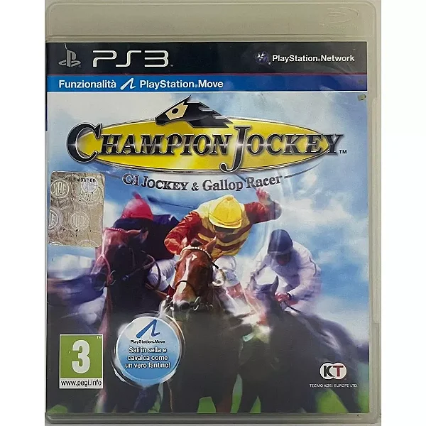Champion Jockey: G1 Jockey & Gallop Racer - PS3 - Original