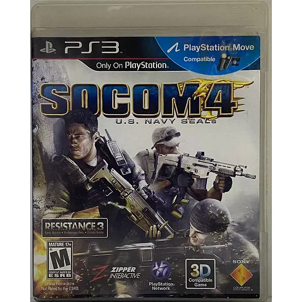 Socom 4: U.S. Navy Seals - PS3 - Original