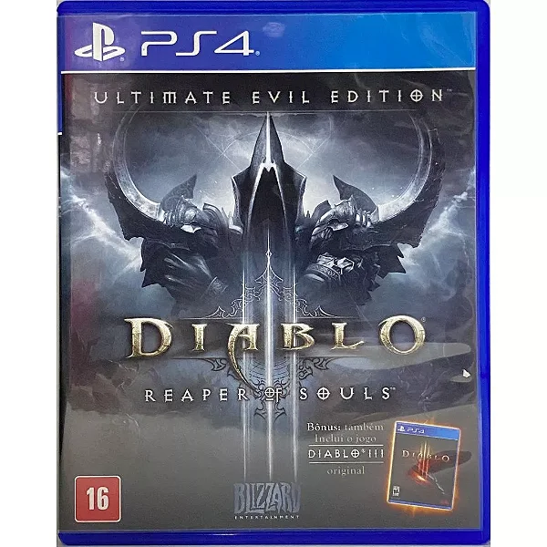 Diablo: Reaper of Souls (Ultimate Evil Edition) (Não inclui DLC ou complementos) - PS4 - Original
