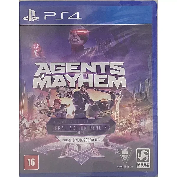 Agents of Mayhem (Não inclui DLC ou complementos) - PS4 - Original