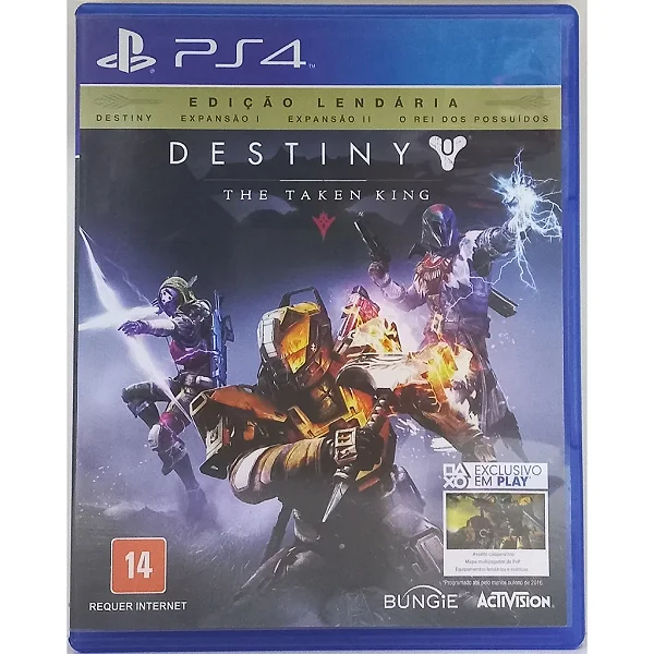 Destiny: The Taken King (Edição Lendaria) (Não inclui DLC ou complementos) - PS4 - Original