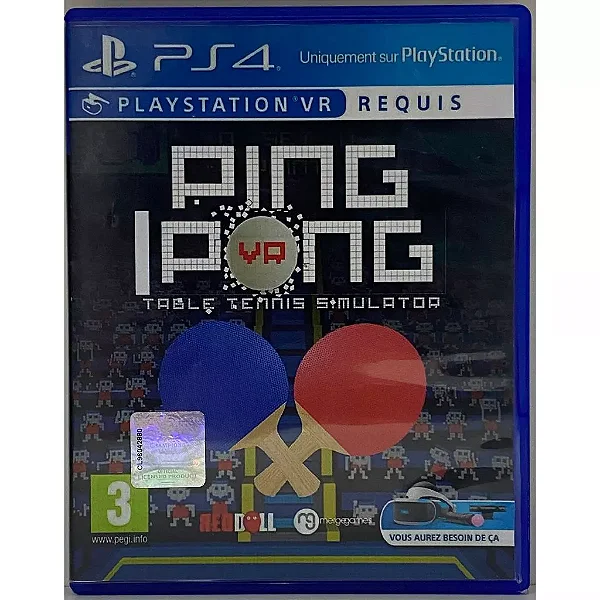 Ping Pong(VR) (Capa Reimpressa) - PS4 VR - Original