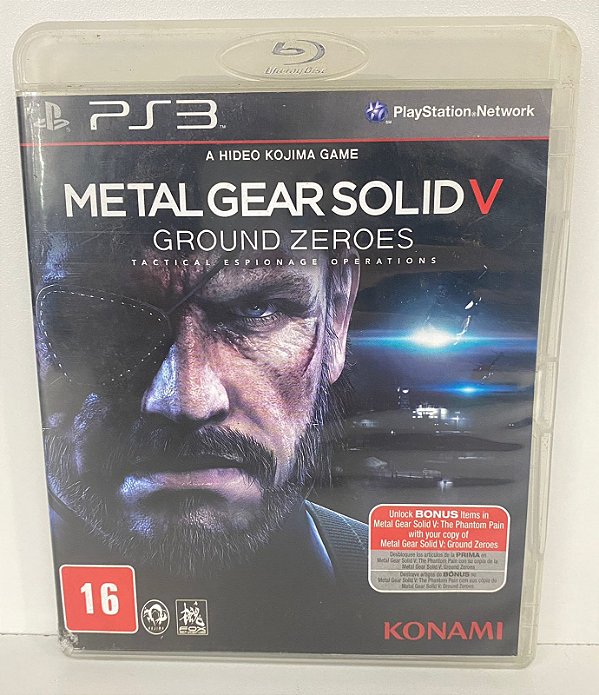 Metal Gear Solid V: Ground Zeroes - PS3 - Original