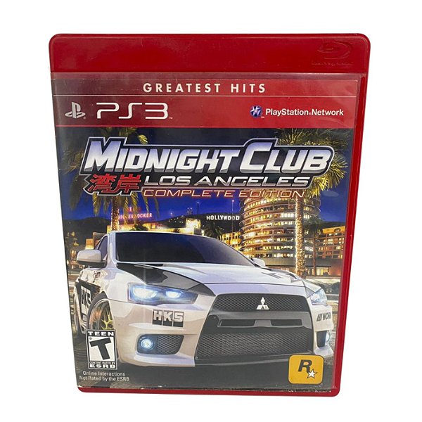 Midnight Club Los Angeles: Complete Edition - PS3 - Original