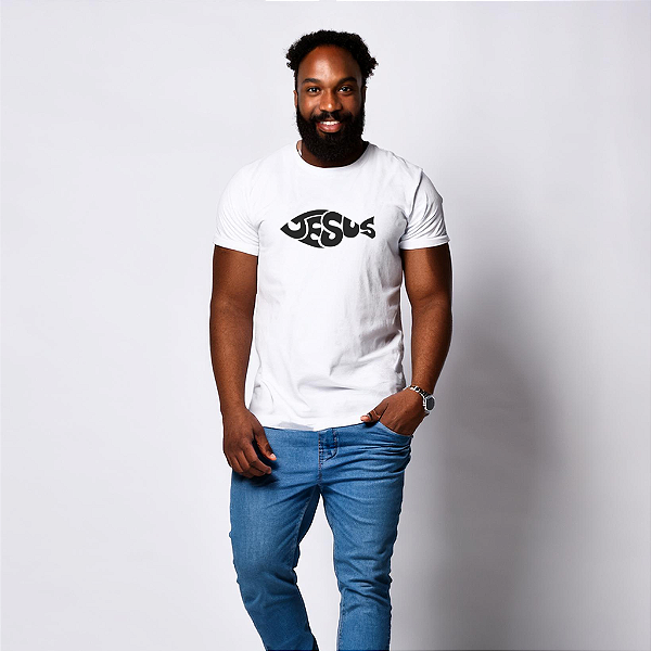 Camiseta Algodão Masculina - Peixe