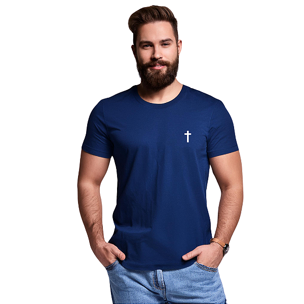 Camiseta Algodão Masculina - CRUZ