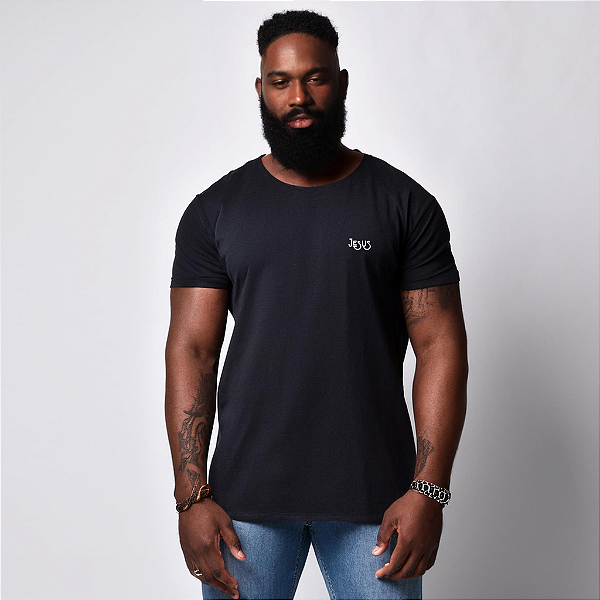 Camiseta Algodão Masculina -JESUS