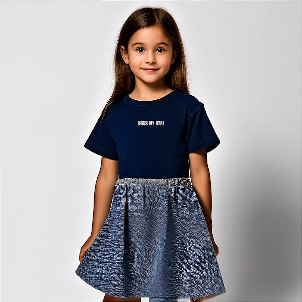 Camiseta Algodão Kids - JESUS MY HIPE