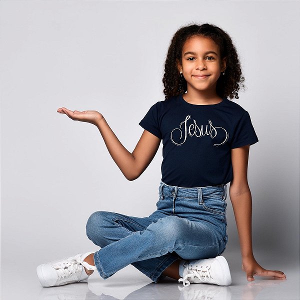 Camiseta Algodão Kids - JESUS
