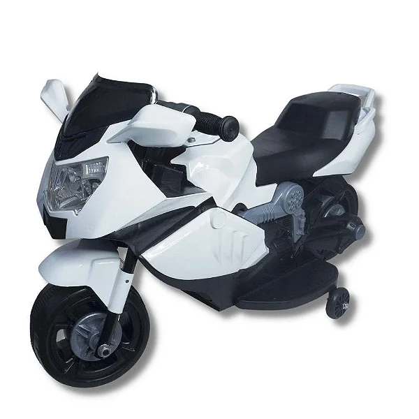 Mini moto eletrica 6V branco - importway