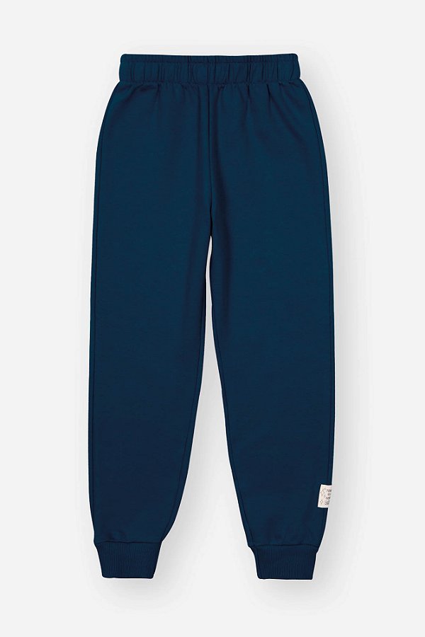 Calça Jogger Básica Azul Marinho