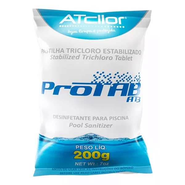 Tablete pastilha de cloro de cloro  200g atcllor