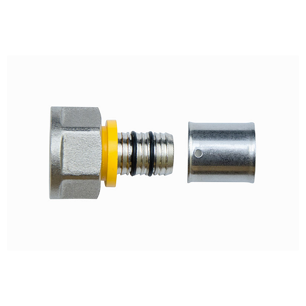 Conector fêmea para gás 20 mm X 1/2" astra