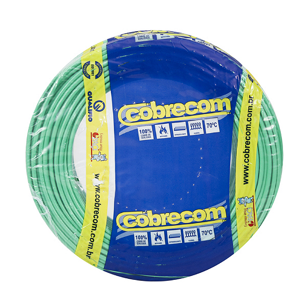 Fio flex 16,0 mm verde cobrecom
