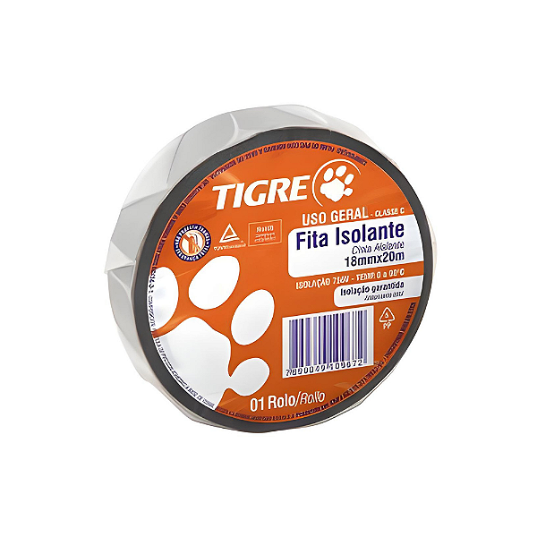 Fita isolante 18 x 20 tigre