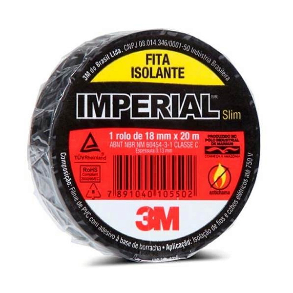 Fita isolante 18 x 20 3M