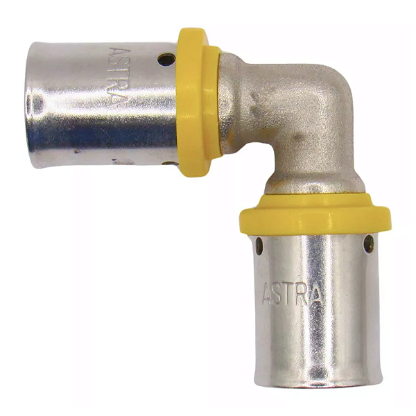 Joelho gás 90° X 20 mm astra