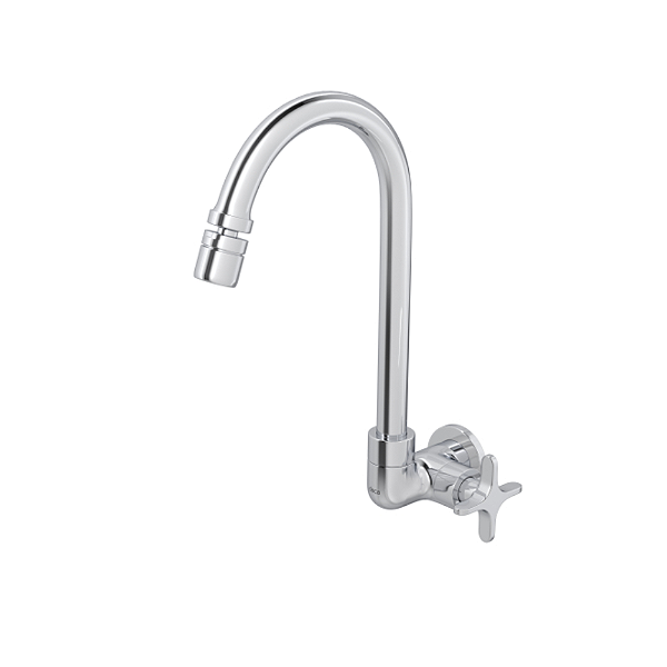 Torneira de parede bica móvel para cozinha flex plus deca