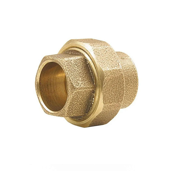 Luva de união latão 22 mm